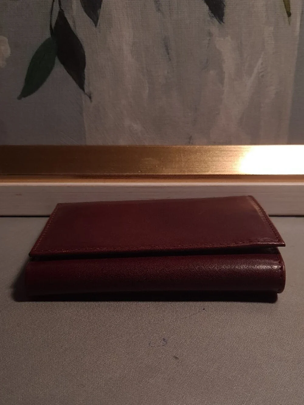 Zenyetti Italian Classic Men's Leather Wallet Deep Burgundy Oxblood Red Premium
